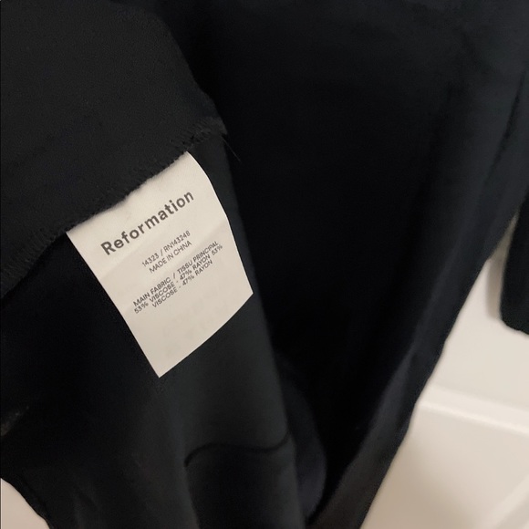 Reformation Sigmund Dress Black🖤 - Picture 7 of 7